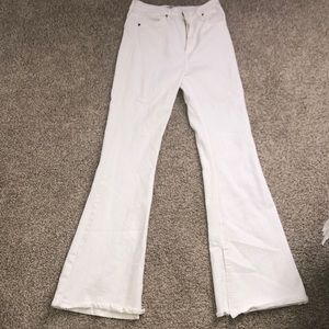 White Flare Jeans